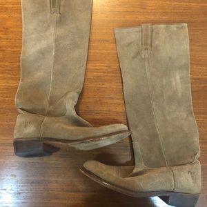 Slouchy Suede Frye Boots
